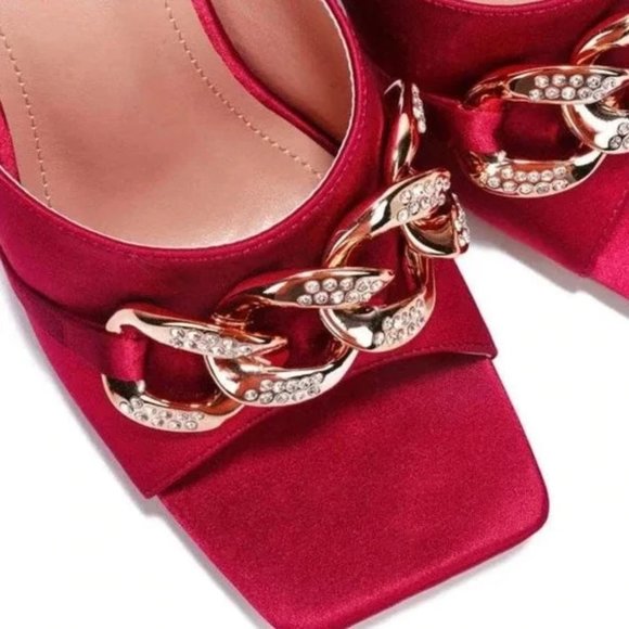 Cape Robbin Disteny Sexy Stiletto High Heels Square Open Toe Shoes Heels Make ev - Picture 9 of 12